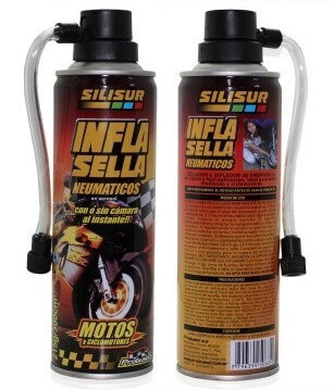 Silisur Inflasella Neumaticos Moto Aerosol 300 cc