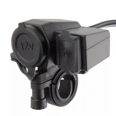 TECH Toma usb 12 volt Universal C/Abrazadera - Imagen 3