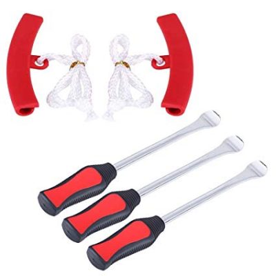 TECH Kit Palancas para desarmar cubiertas incluye protector para la llanta - Imagen 2