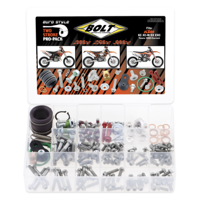 Bolt Kit Tornillos completos KTM 200-300 SX, XC, XC-W, EXC 02/19