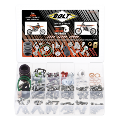Bolt Kit Tornillos completos KTM 85/125/150 2002/2019 2T