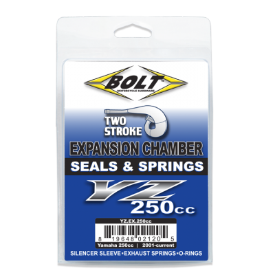 Bolt Kit Oring , Resorte goma silenciador YZ 250 2001-2019 - Imagen 2