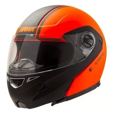 Hawk casco RS5 vector Naranja Fluo / Negro T XL