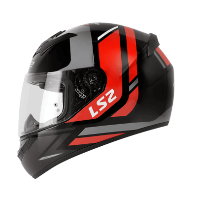 LS2 Casco FF 352 Rookie dow negro/rojo/gloss T L