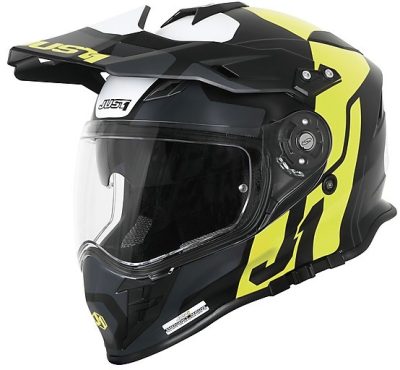 Just 1 Casco J34 touring negro / amarillo T XL