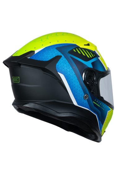 Origine Casco force Bunker Amarillo fluo - Azul - Imagen 3