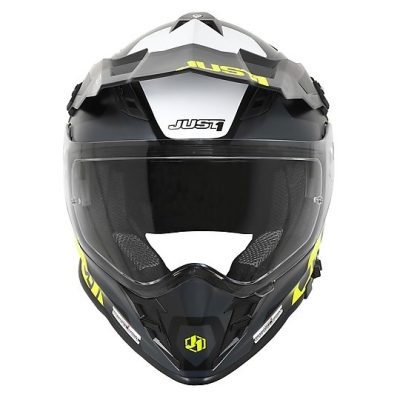 Just 1 Casco J34 touring negro / amarillo T XL - Imagen 4