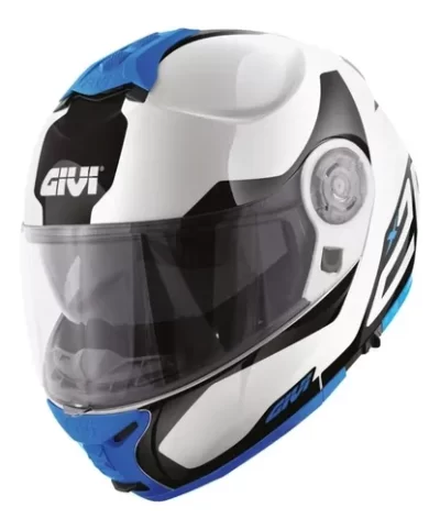 Givi Caso rebatible X21 challenger spirit banco/ azul T- XL - Imagen 4