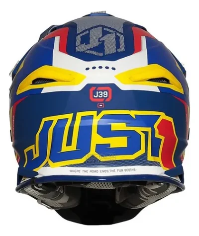 Just 1 Casco Just1 J39 Reactor Yellow Blue T M - Imagen 4