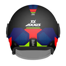 AXXIS Casco Raven SV cypher rojo y azul mate T XL - Imagen 2