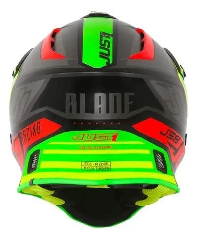 Just 1 casco Blade rojo lima negro Talle M - Imagen 2