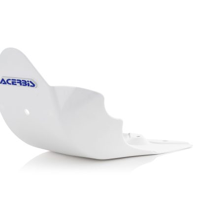 Cubre Carter Yzf 250 19 450 18/19 Wrf 450 19 Blanco Acerbis