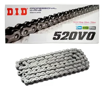 DID Cadena transmisión 520 VO x 118 c/oring japon