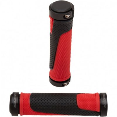 Pro Grip Puños 997 Lock on MTB / ATV Rojo y negro