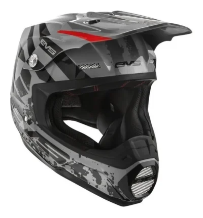 EVS Casco Evs Motocross T5 Grappler Gris T L - Imagen 4