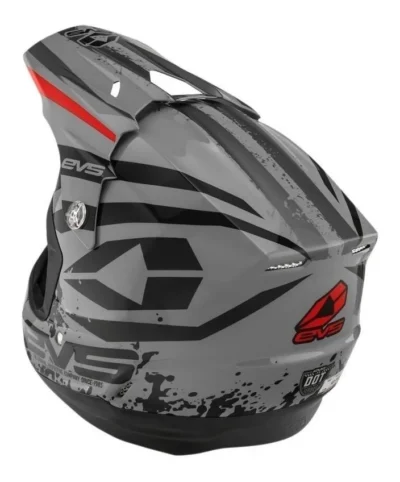 EVS Casco Evs Motocross T5 Grappler Gris T L - Imagen 3
