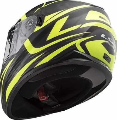 LS2 Casco320 EVO jink negro / amarillo T XL - Imagen 2