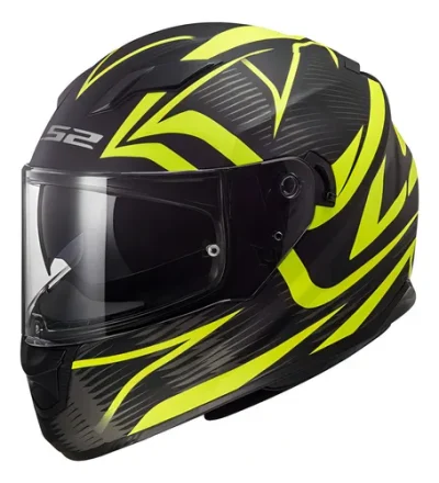 LS2 Casco320 EVO jink negro / amarillo T XL