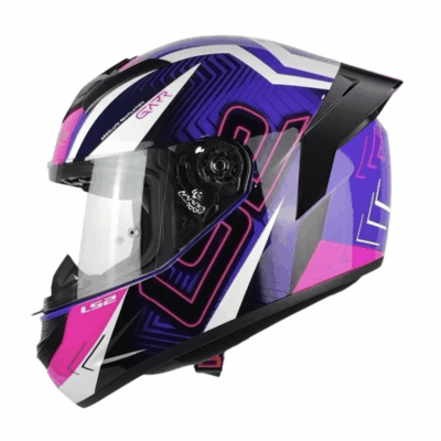 LS2 Casco 352 Rookie Garr Violeta / Rosa Brillo