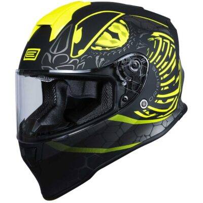 Origine Casco DINAMO Fighter Amarillo Fluo Negro Mate T L