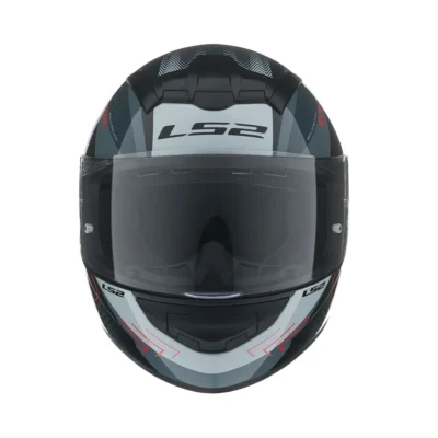 LS2 Casco 352 Rookie Garr Negro / Rojo Mate T XL - Imagen 5