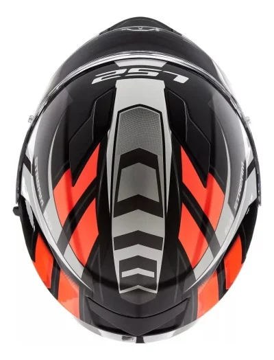 LS2 Casco Moto Ls2 320 Stream Evo Doble Visor rojo/negro Talle L - Imagen 3