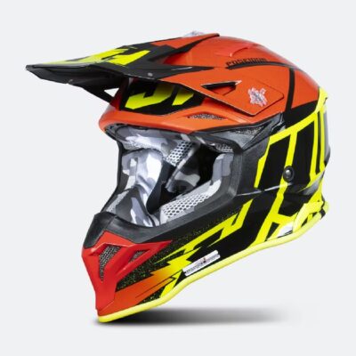 Just 1 Casco J39 Poseidon Negro/Rojo/Amarillo T L