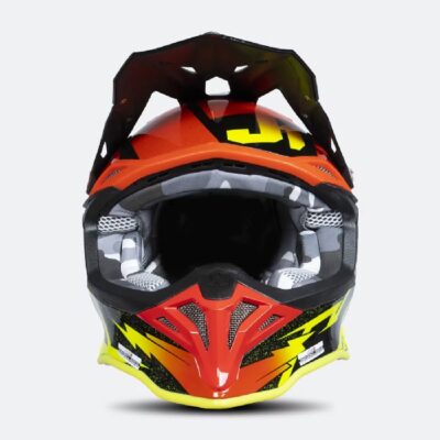 Just 1 Casco J39 Poseidon Negro/Rojo/Amarillo T L - Imagen 3