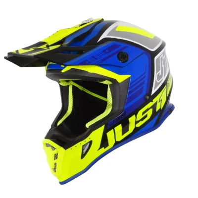 Just 1 Casco J38 Blade azul/amarillo fluo/negro T L