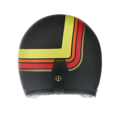 MAC Casco 181 Bowie Nine Grades Negro / Rojo Mate - Imagen 2