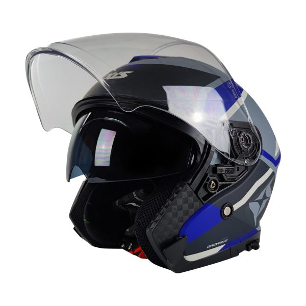 Axxis Casco Mirage SV Damasko Azul Mate T L - Imagen 4