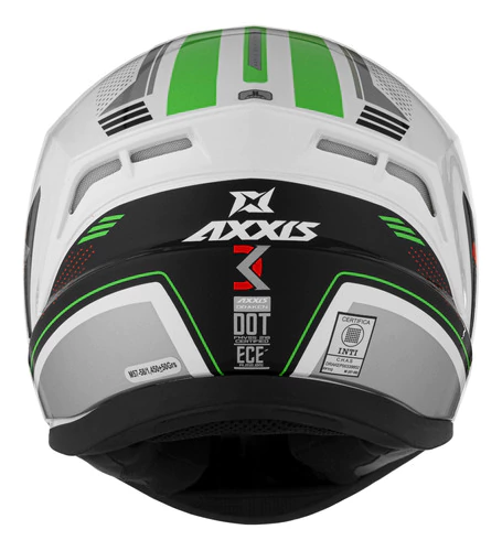 Axxis Casco Draken Mythic A6 verde fluo brillante T M - Imagen 4