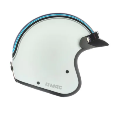 MAC Casco 181 Abierto Bowie nine grades blanco/azul T L - Imagen 4