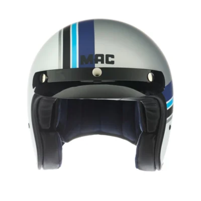 MAC Casco 181 Abierto Bowie nine grades blanco/azul T L - Imagen 2