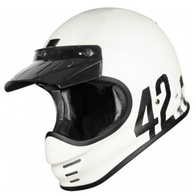 ORIGINE Casco Retro Virgo Danny Blanco mate Talle L