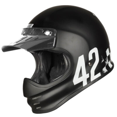 ORIGINE Casco Retro Virgo Danny negro mate