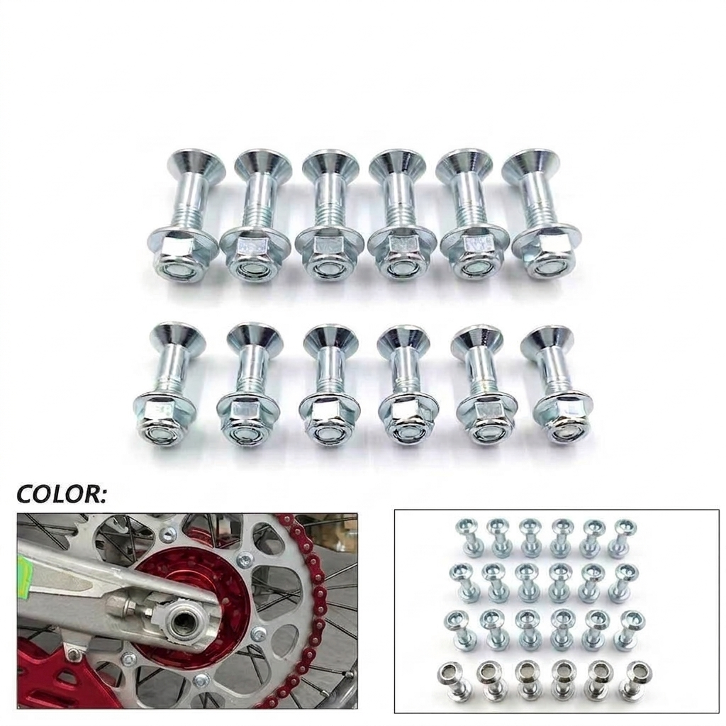 One racing Kit bulones de coronas Honda/kawasaki/suzuki/yamaha - Imagen 2