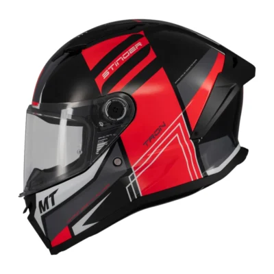 MT stinger 2 tron b15 brillo Rojo blanco Talle M